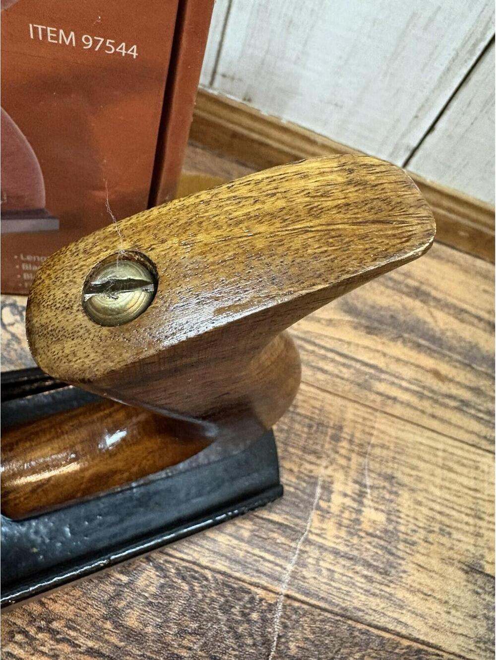 No. 33 Hand Wood Bench Plane Hardwood Handle Planer Shaver Adjustable Depth 8" - Picture 6 of 14